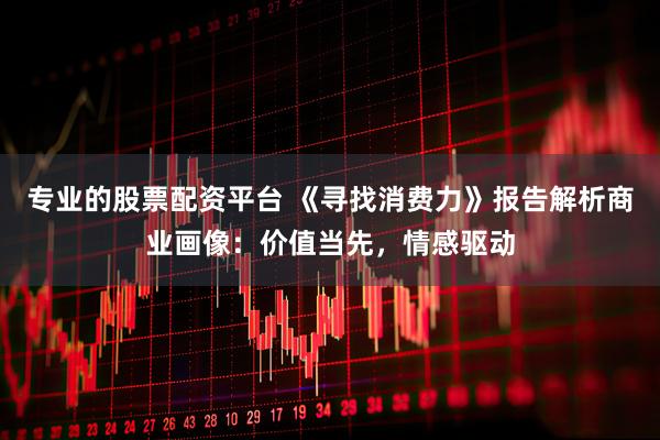 专业的股票配资平台 《寻找消费力》报告解析商业画像：价值当先，情感驱动