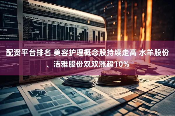 配资平台排名 美容护理概念股持续走高 水羊股份、洁雅股份双双涨超10%