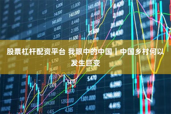 股票杠杆配资平台 我眼中的中国｜中国乡村何以发生巨变